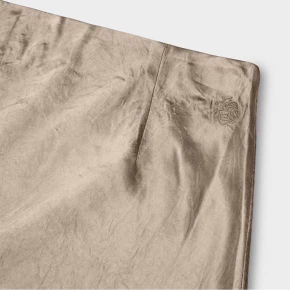 Aritzia Babaton Slip Satin Maxi Skirt in Nomad Taupe - Picture 10 of 10